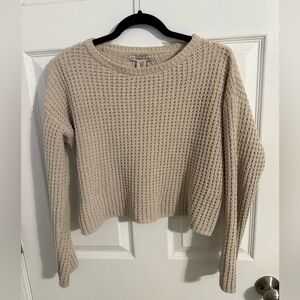 Sincerely Jules Cropped Cream Sweater